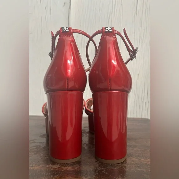 👠👠Sam Edelman Jullian platform Passion Red Patent Leather-NWOT👠👠 - Picture 4 of 11